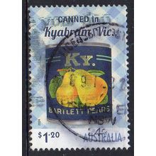 Australia 2024 Nostalgic Tinned Fruit Labels - KY Bartlett Pears $1.20 Sht Used