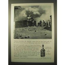 1963 Jack Daniel's Whiskey Ad - Thick Clouds of Smoke