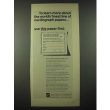 1965 GAF Oscillograph Paper Ad - To Learn More About