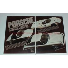 1975 2-page Porsche 904 911 914 Car Ad - No Substitute!