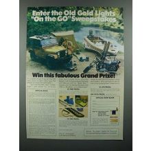 1979 Old Gold Lights Cigarette Ad - On the Go