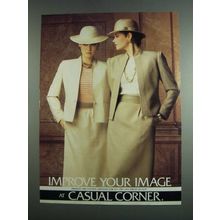 1984 Casual Corner Fashion Ad - Improve Your Image