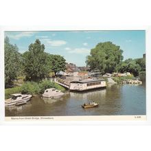 The Marina from Welsh Bridge Shrewsbury Shropshire Postcard S2035