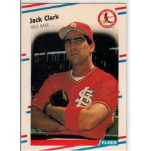 1988 Fleer Jack Clark baseball card #26