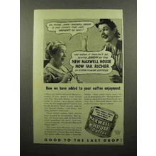 1941 Maxwell House Coffee Ad - Added Enjoyment