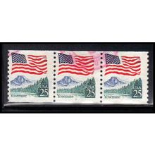 Used 2280a 25c U.S. Flag Fine PNC 1/3 PA2861