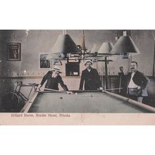 Prieska Billiard Pool Table Border Hotel South African Antique Postcard