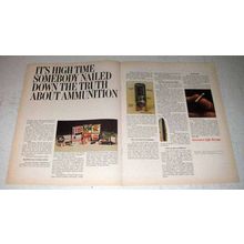 1970 Remington Ammunition Ad - Nailed Down the Truth