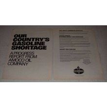 1973 American Oil Ad - Country's Gasoline Shortage