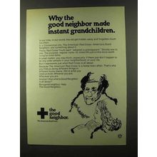 1973 American Red Cross Ad - Made Instant Grandchildren