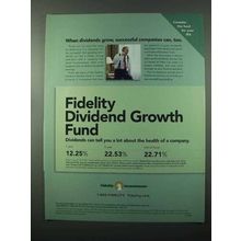 2001 Fidelity Investments Ad - Dividend Growth Fund