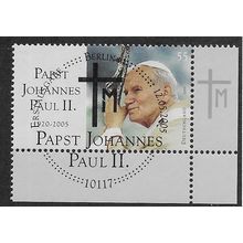 GER 2005 €0.55 'POPE JOHN PAUL II' (CORNER MARGIN) FINE USED (EBID61-598)