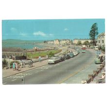 THE ESPLANADE, EXMOUTH, DEVON used vintage postcard 1973 pm =