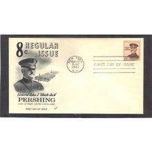 FDC Fleetwood 1042A 8c Pershing (Cachet-U/A) CV42272