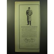 1950 Rogers Peet Scotch Mist Cheviot Overcoat Ad - One of world's most famous