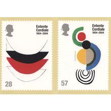 Entente Cordiale 2x Rare Limited Edition Postcard s