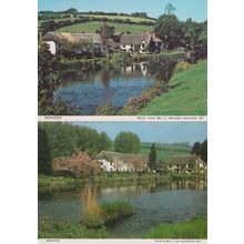 Bickleigh 2x Devon Womens Institute Postcard s Cottage Aerial etc