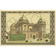 Belvedere Palace Schloss Wien Austria Painting Postcard