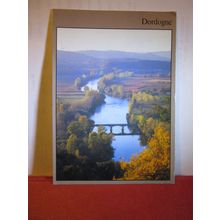 LA VALLEE DE LA DORDOGNE, FRANCE used vintage postcard dated 1992 #