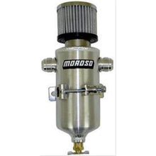 Moroso 85469 Aluminum Breather Tank,1 Qt, Dual 12AN Fittings