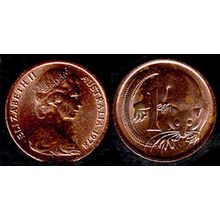 Australia One Cent 1978 Used Coin Possum Queen Elizabeth II 1c QE II
