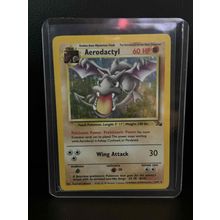 Aerodactyl - 1/62 - Holo Rare - Unlimited Edition Fossil Pokemon Trading Card