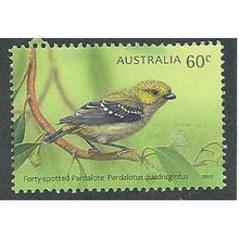 AUS 2013 60c ' BIRDS -PARADOTES' FINE USED (EBID36-567)