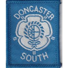 Scout Badge UK - Doncaster South - Black Back (BY208)