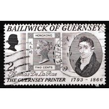 Guernsey 1971 2p Thomas De La Rue Commemoration SG 59 Fine Used