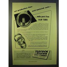 1946 Babcock & Wilcox Seamless & Welded Tubes Ad