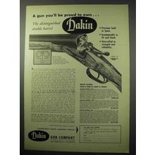 1956 Dakin Model 100 Shotgun Ad - Proud to Own