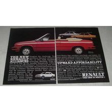 1984 Renault Alliance L Convertible, Limited & DL Ad