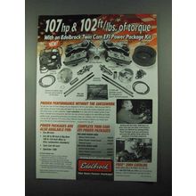 2004 Edelbrock Twin Cam EFI Power Package Kits Ad - Torque