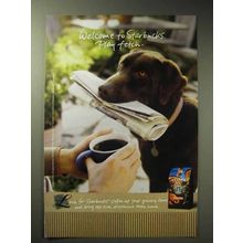 2004 Starbucks Coffee Ad - Welcome Play Fetch