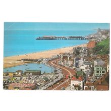 OLD TOWN FROM EAST HILL, HASTINGS, SUSSEX. used postcard Colourmaster 1981 pm #