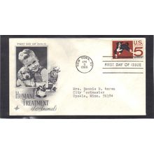 FDC Art Craft 1307 5c Dog (Cachet-Typed/A) CV40757