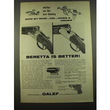 1963 Galef Beretta Shotguns Advertisement