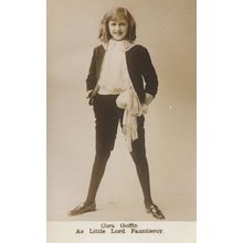 Cora Goffin as Little Lord Fauntleroy Real Photo Postcard