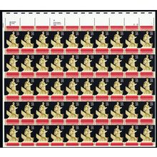 2412, Mint NH Gold Color Shifted Up Error In Sheet of 50 Stamps - Stuart Katz