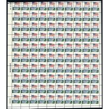 1338, Mint 6¢ Drastic Perf Shift Error In Complete Sheet - Stuart Katz