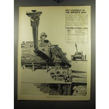 1967 Army National Guard Ad - Put yourself in the driver's seat