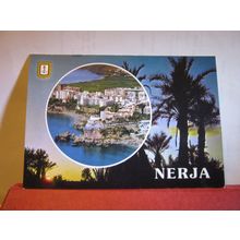 AQUEDUCT, NERJA, COSTA DEL SOL, SPAIN used postcard. 1996 postmark =