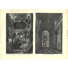ROME - THE ERYTHRAEAN SYBIL 1872 Jean-Baptiste Degreef VICTORIAN ENGRAVINGS