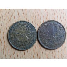 Netherlands 1941 1 Cent Copper Coin