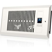 VIVOSUN Quiet Register Booster Fan 4”×10”, Smart Register Vent with Intelligent
