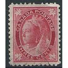 Canada 1898 SG145 3c Carmine Fine Used . ..