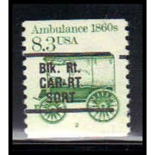 2128 8.3c Ambulance Very Fine MNH Dry Gum CNS 2 Gap RS PA5868