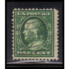 Used 374 1c Benjamin Franklin Average Plus K2790