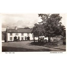 Newbridge On Wye The New Inn Oxfordshire Vintage Advertising Real Photo Postcard