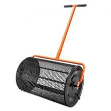 Compost Spreader Peat Moss Spreader 24 inch Wide 24.4-26.4" Height Adjustabl...